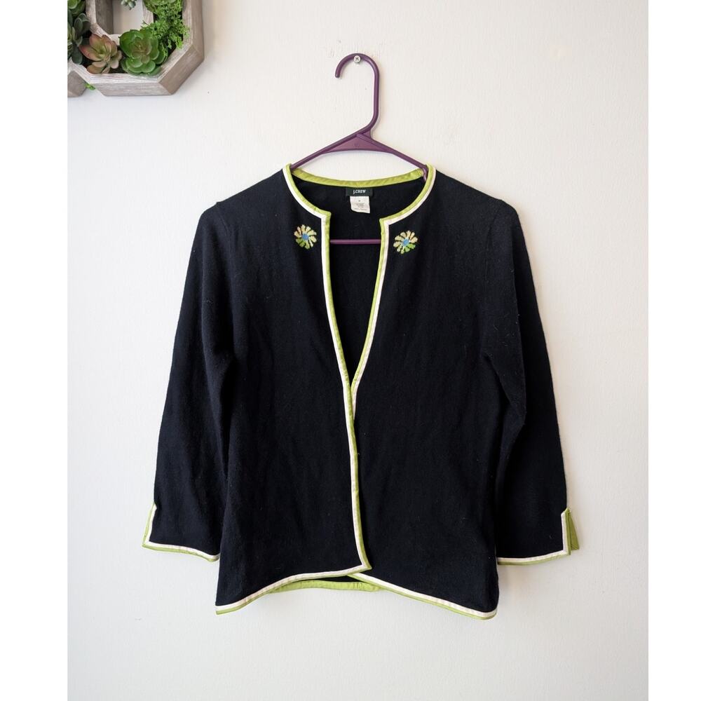 j.crew vintage wool cashmere blend cardigan